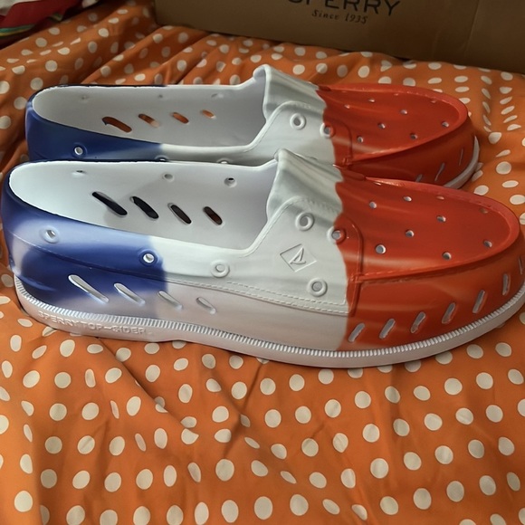 NIB sperry firecracker loafers 
size: 12M main image 5